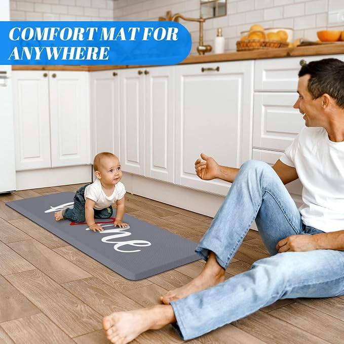 HappyTrends Kitchen Mat Cushioned Anti-Fatigue Rug Non-Slip Kitchen Rugs Stain - Image 6