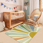 STARUIA Boho Washable Rug 3'x5' Kids Area Rug - Image 3