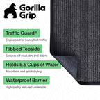 GORILLA GRIP Waterproof Traffic Guard Door Mat, Heavy Duty Entryway Mats - Image 2