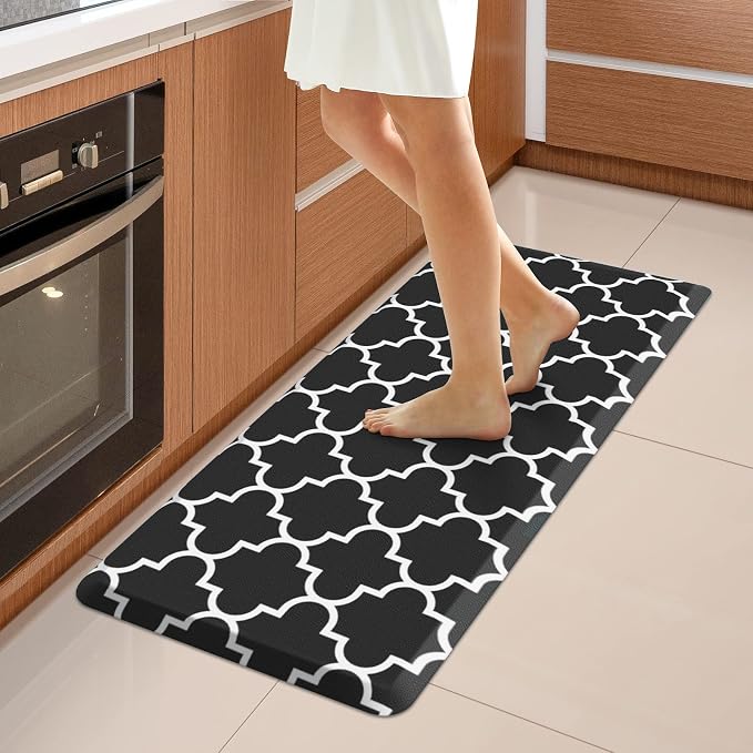 WISELIFE Cushioned Anti-Fatigue Rug, 17.3"x 39", Non Slip Waterproof, Heavy by WiseLife