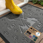 GORILLA GRIP 100% Waterproof All-Season WeatherMAX Doormat, US Designed Natural by Unknown