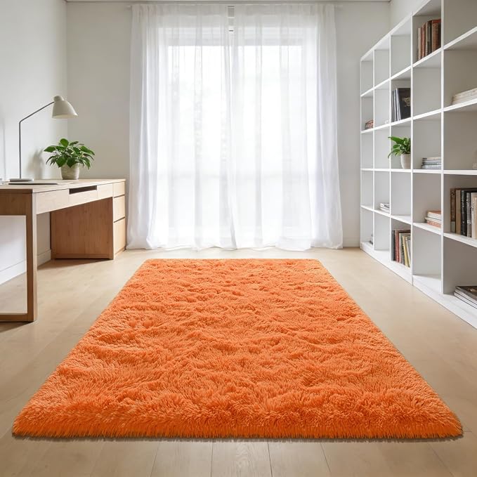 Andecor Soft Fluffy Bedroom Rugs, 3 x 5 Feet Indoor Shaggy Plush Area Rug - Image 6