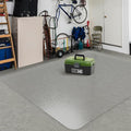 Clear Plastic Area Mat for Under Dining Table, Anti-Spill Hard Floor Protector by ZPAIAreaFloorProtector
