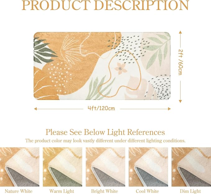 Lahome Washable Rugs for Bathroom - Image 2