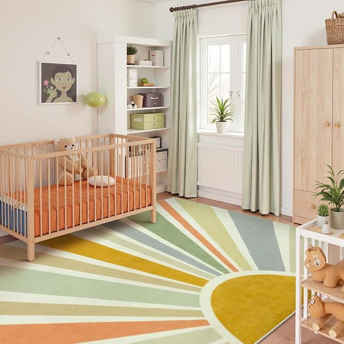 STARUIA Sun 8x10 Washable Area Rugs - Image 2
