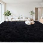 Mugorn Black Area Rugs 10x14 Living Room, Large Fluffy Rugs - Image 9