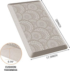 Mattitude 4/5 Inch Kitchen Mat, 17.3x28in Heavy Duty Ergonomic Comfort Foam - Image 2