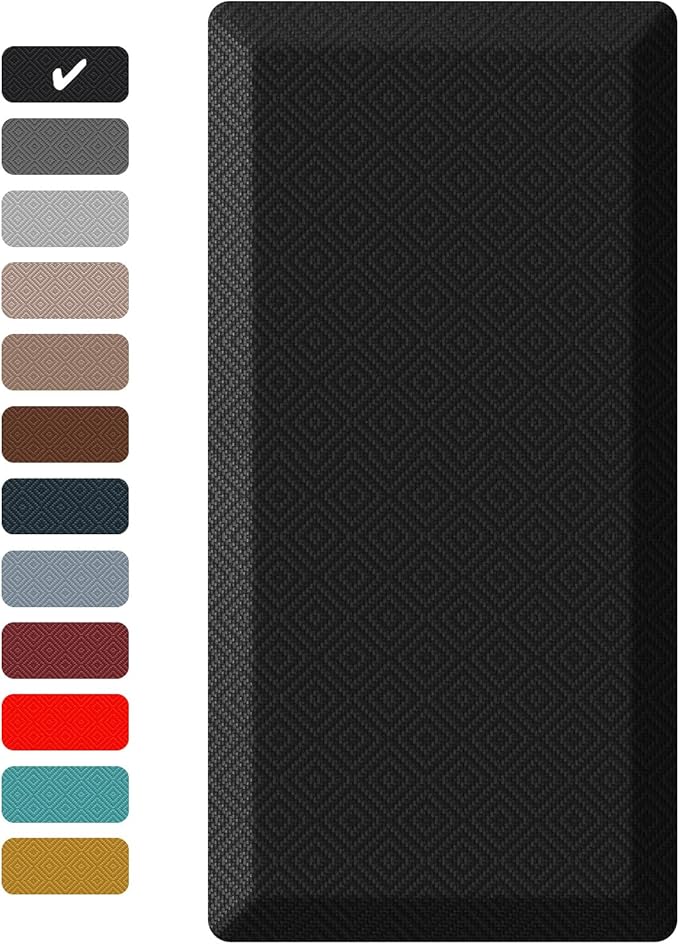 Ophanie Kitchen Mats for Floor, 3/4 inch Thick, 20x39 Anti Fatigue Cushioned Mat by Ophanie