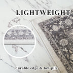 Hallway 2x6 Washable Runner Rug: Oriental Stain Resistant Kitchen Entryway Rugs - Image 4