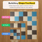 MioTetto Baby Play Mat, Comfortable Playtime Mat – Portable Foam Floor Tiles - Image 2