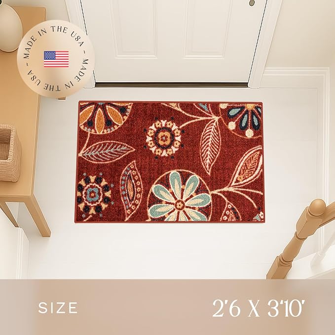 Maples Rugs Reggie Floral Kitchen Rug - Image 3