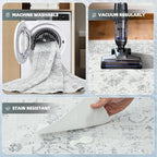 8x10 Washable Area Rug, Soft Area Rugs - Image 4