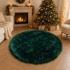 EasyJoy Faux Sheepskin Rug, Fluffy Faux Fur Rug, Ultra Soft Shag Area Rug by EasyJoy