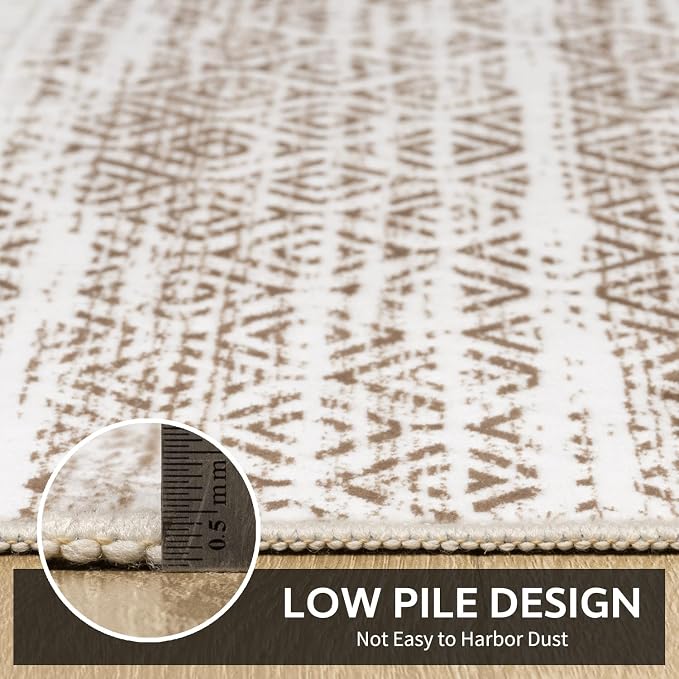Small Area Rug-2x3 Entryway Rug Non Slip Washable Low Pile Indoor Door Mat - Image 4