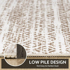 Small Area Rug-2x3 Entryway Rug Non Slip Washable Low Pile Indoor Door Mat - Image 4