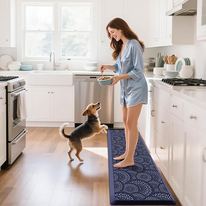 Mattitude 4/5 Inch Kitchen Mat, 17.3x59in Heavy Duty Ergonomic Comfort Foam - Image 7