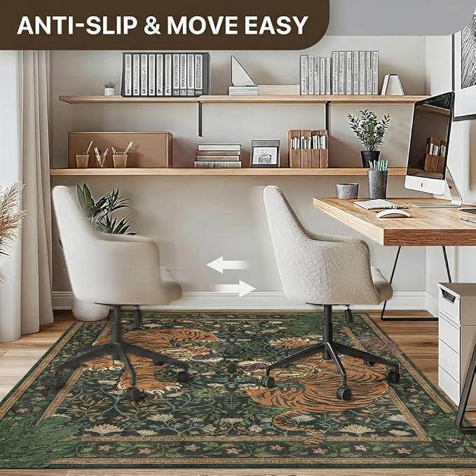 36"x48" Office Chair Mat for Hardwood Tile Floor, Under Desk Carpet Protector - Image 4