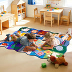 Kids Rugs for Playroom, 3x5 Feet Upgrade Ultra Non Slip Area Rug, Washable Play - Image 8