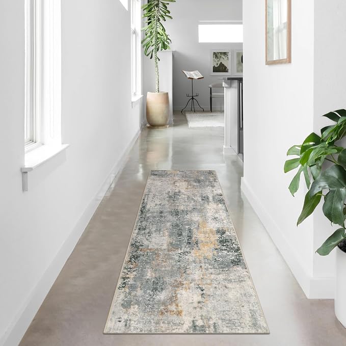 Lahome Modern Abstract Runner Rug by Lahome