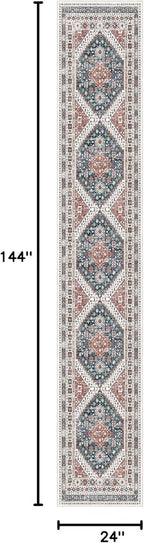 Madane Hallway Runner Rug 2x12, Extra Long Washable Runner Rugs - Image 2