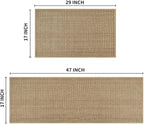 Artoid Mode Washable Non Slip Kitchen Rugs and Mats Set of 2, Rubber Backing - Image 6