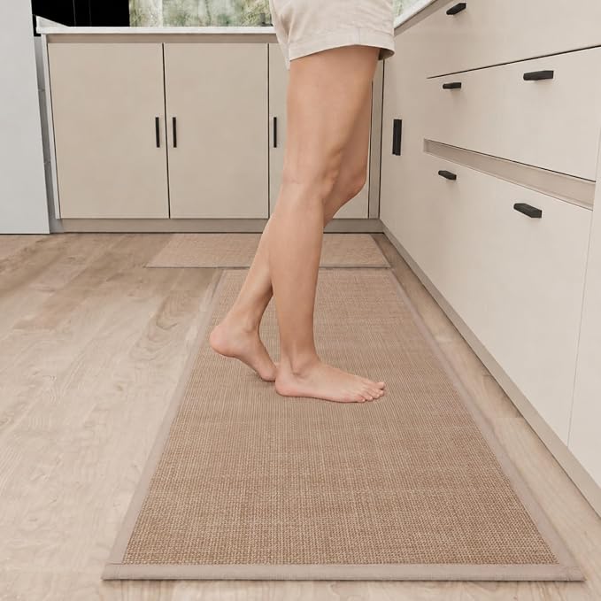 SUMLANS Kitchen Mat Set of 2 PCS, Cushioned Non Slip Rugs - Image 3