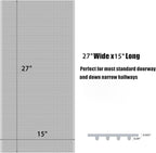 Plastic Carpet Runner 27 x 15 Inch Plastic Area Rug - Image 2