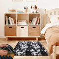 Black and White Rugs for Bedroom, 2x3 Fluffy Area Rugs for Living Room by Unknown