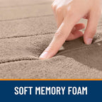 OLANLY Memory Foam Long Bathroom Rugs Runner 47x17, Super Soft Absorbent Bath - Image 5