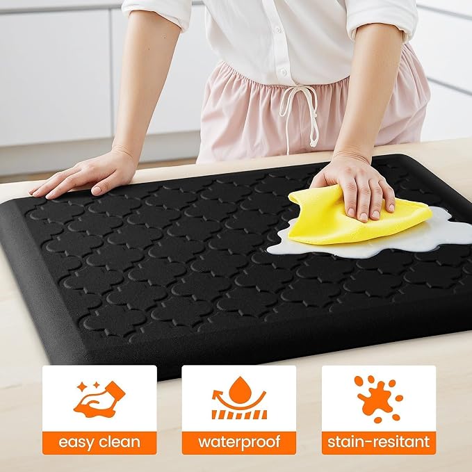 TranquilRelax 4/5 Inch Thick Anti-Fatigue Kitchen Mat Water Resistant Non-Slip - Image 4