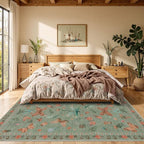 Rugxara Floral Rug for Living Room Bedroom - Image 2