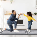 Mattitude Kitchen Mats Set of 2 Cushioned 0.47 inch Kitchen Rugs Non-Skid Rug - Image 6