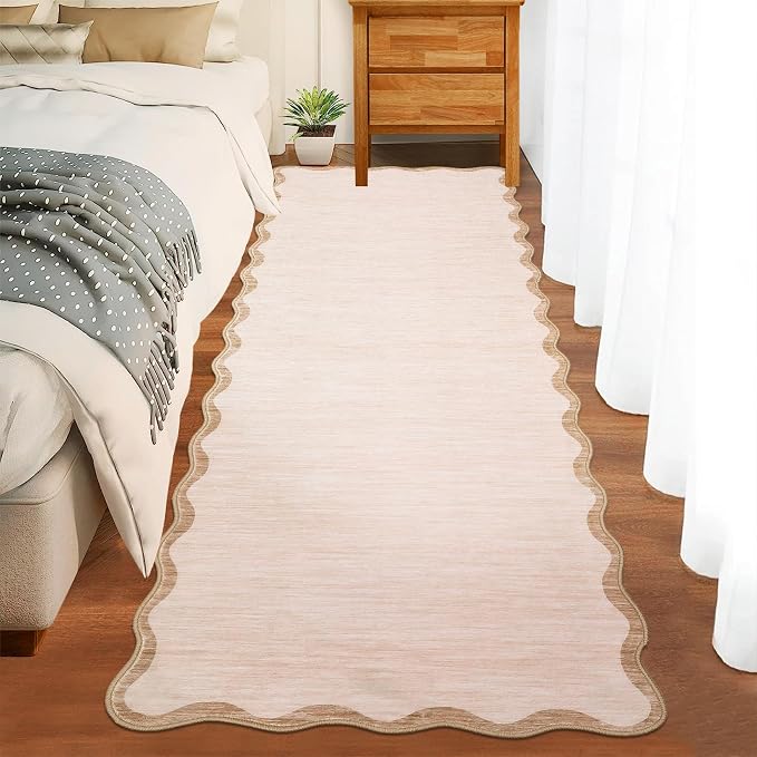 GarveeHome Scalloped Runner Rug - Image 2