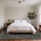 6x9 Washable Area Rugs for Living Room, Stain Resistant Vintage Rugs for Dining - Image 3