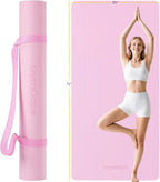 Extra Large Yoga Mat – 72"x48" or 78"x57", 1/4"–1/2" Thick Mat by GymCope