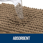OLANLY Dog Door Mat for Muddy Paws 44x24, Ultra Absorbent Chenille Mud Doormat - Image 4