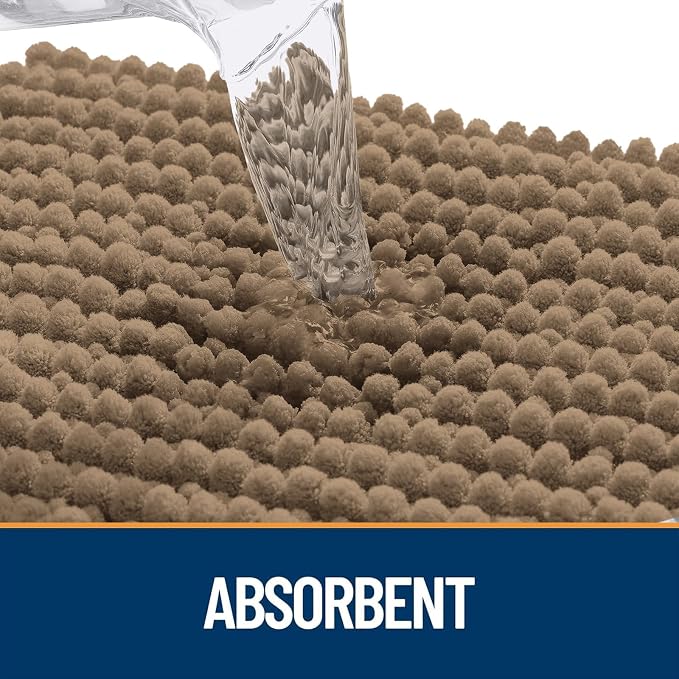 OLANLY Dog Door Mat for Muddy Paws 44x24, Ultra Absorbent Chenille Mud Doormat - Image 4