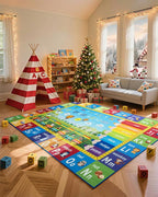 Unirea 3x5 Kids Rug for Playroom Bedroom Living Room, Washable Educational Play - Image 5