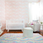 AROGAN Soft Rainbow Area Rugs for Girls Room 5x8 Feet, Fluffy Girls Bedroom Rugs - Image 8
