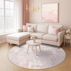 RELEANY Washable Area Rugs 4ft Non-Slip Modern Abstract Soft - Image 5