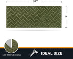 PURRUGS Dirt Trapping Door Mat 24" x 59", Non-Slip Machine Washable Entry Rug - Image 2