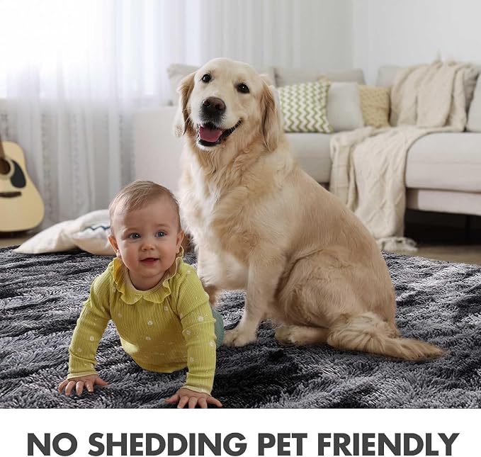 9x12 Ft Extra Large Shag Rugs for Living Room, Ultra Soft Fluffy Furry Area - Image 6