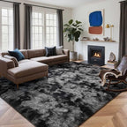 5x8 Ft Large Shag Rugs for Bedroom Living Room for Men Boys, Tie Dyed Ultra by Cuzwlovita