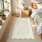 Washable 3x5 Indoor Entryway Rug, Neutral Beige Soft Non Slip Rugs Stain - Image 7