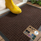 GORILLA GRIP 100% Waterproof All-Season WeatherMAX Doormat US Designed Natural by Unknown