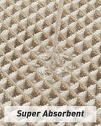 Upgraded Waffle Bath Mat Set of 2 Super Absorbent Non Slip Bath Mats - Image 3