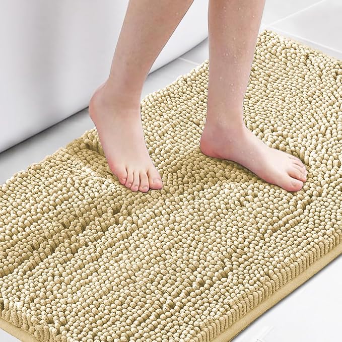 H.VERSAILTEX Microfiber Bath Rugs Chenille Floor Mat Ultra Soft Washable by HVERSAILTEX