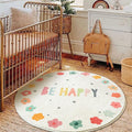 Poowe Round Kids Playroom Rug by Poowe