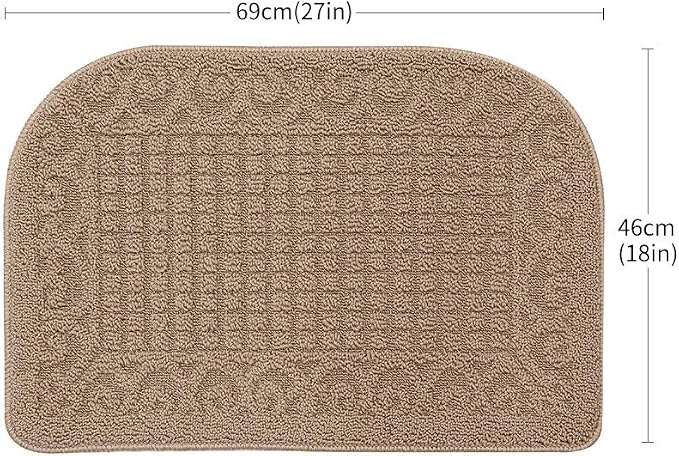COSY HOMEER 27X18 Inch Anti Fatigue Kitchen Rug Mats are Made of 100% - Image 3