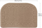 COSY HOMEER 27X18 Inch Anti Fatigue Kitchen Rug Mats are Made of 100% - Image 3